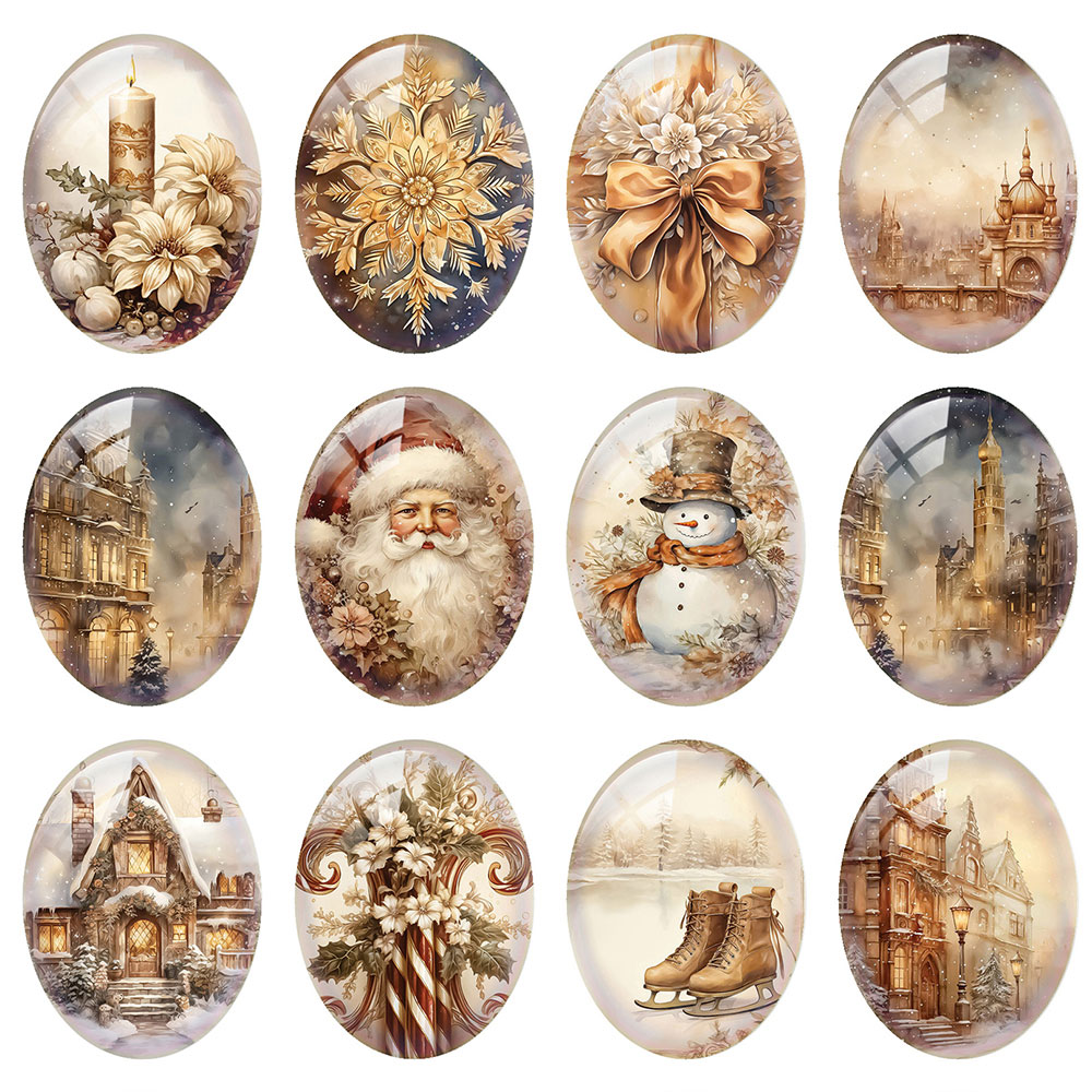 Candle Making Glass - 10pcs/lot Christmas X-mas Winter Bells Candle