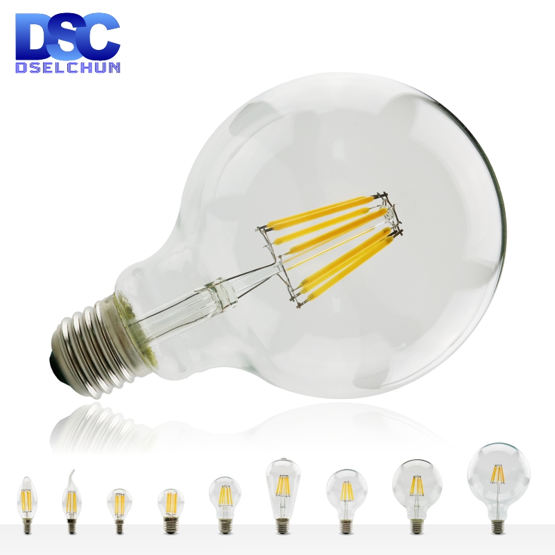 Candle Making Glass - LED Filament Bulb E27 E14 Retro