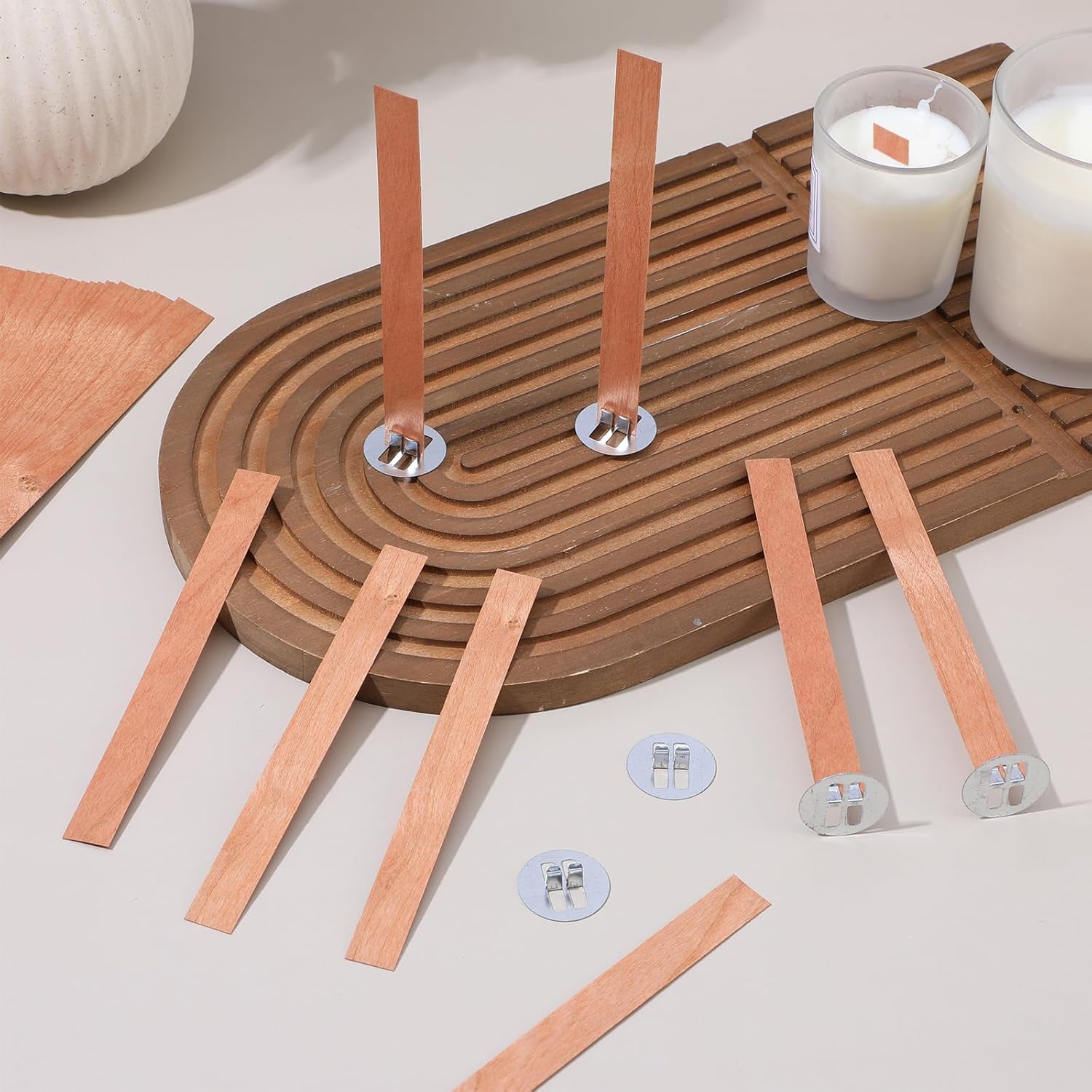 Candle Making Tips - 60Pcs Wood Wicks for Candles Making