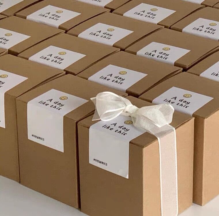Kraft Box Candle - Kraft Paper Box Candle Lipstick Perfume