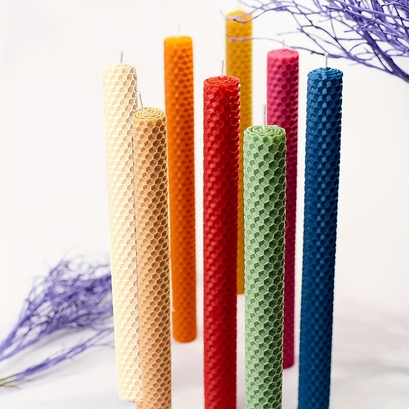 Candle X - 18/27 Beeswax Fine Taper Candles Tall