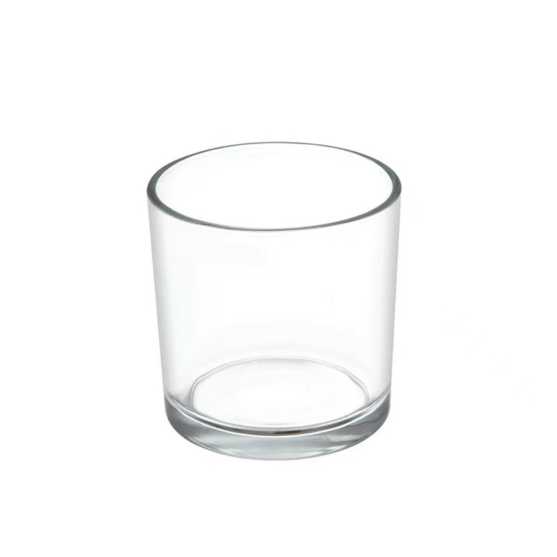 Candle Making Glass - Premium Transparent Glass Cup Candle Holder