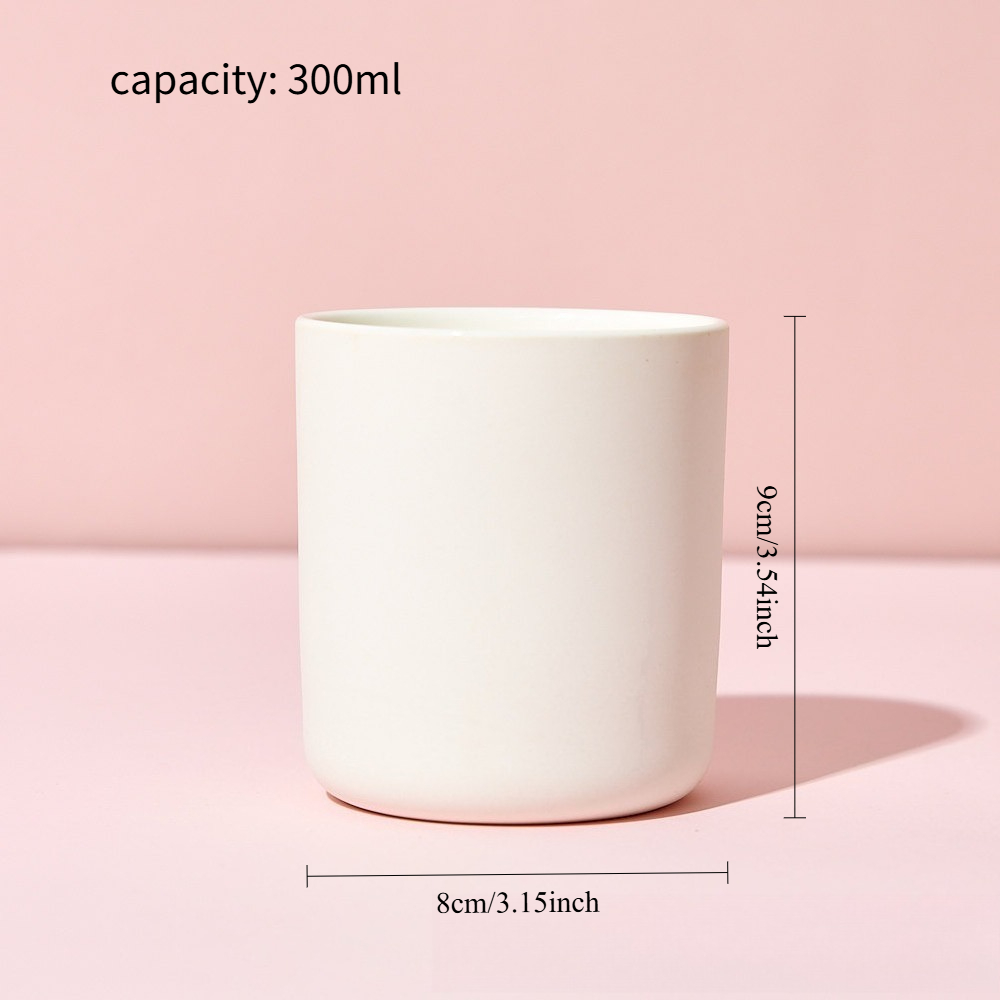 Empty Matt White Glass Candle  - Candle Making Glass review and price