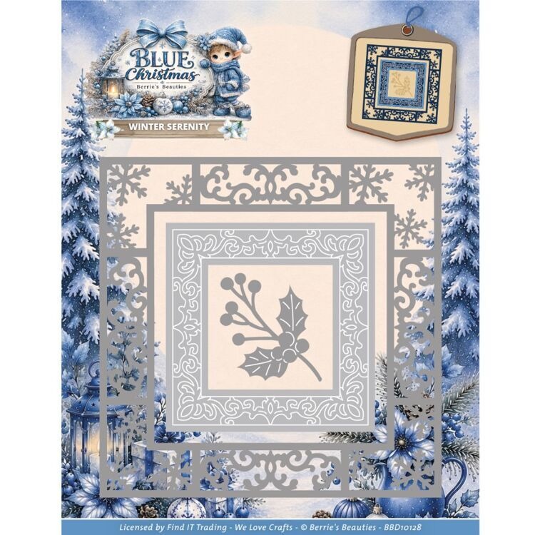 Blue Christmas Winter Serenity - Kraft Box Candle review and price
