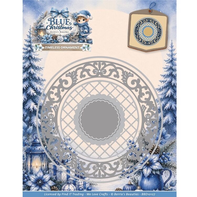 Blue Christmas Winter Serenity - Kraft Box Candle review and price