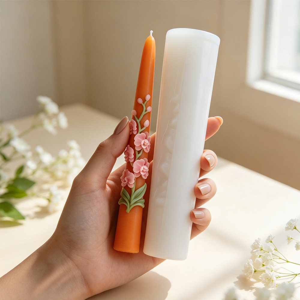 Long Pole Flower Taper Candle  - Candle Making Tips review and price