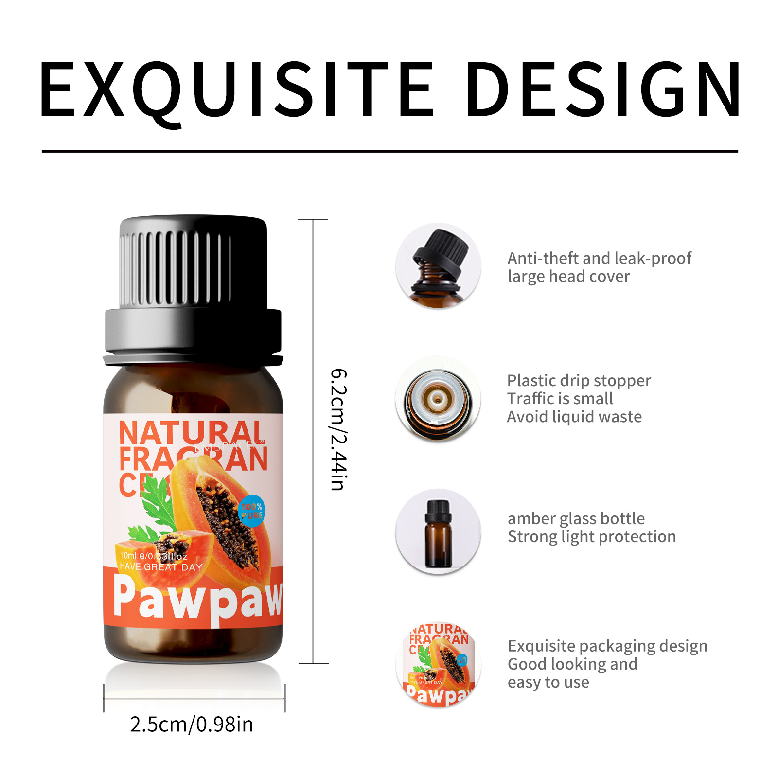 10ml Pawpaw Essential Oil Frui - Candle Making Oil Scents review and price