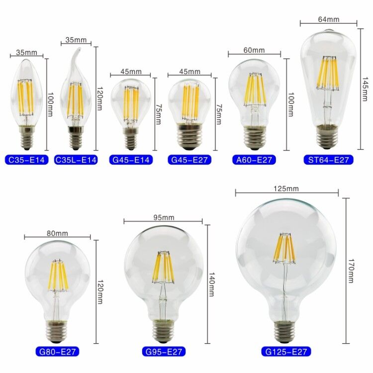 LED Filament Bulb E27 E14 Retr - Candle Making Glass review and price