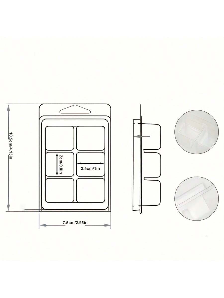 12/24 Pieces Rectangular 6-Hol - Candle Making Tips review and price