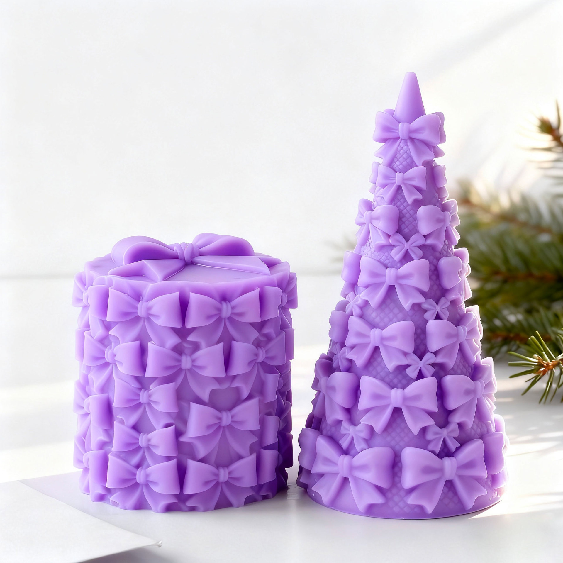 3D Bow Tie Christmas Tree Gift - Kraft Box Candle review and price