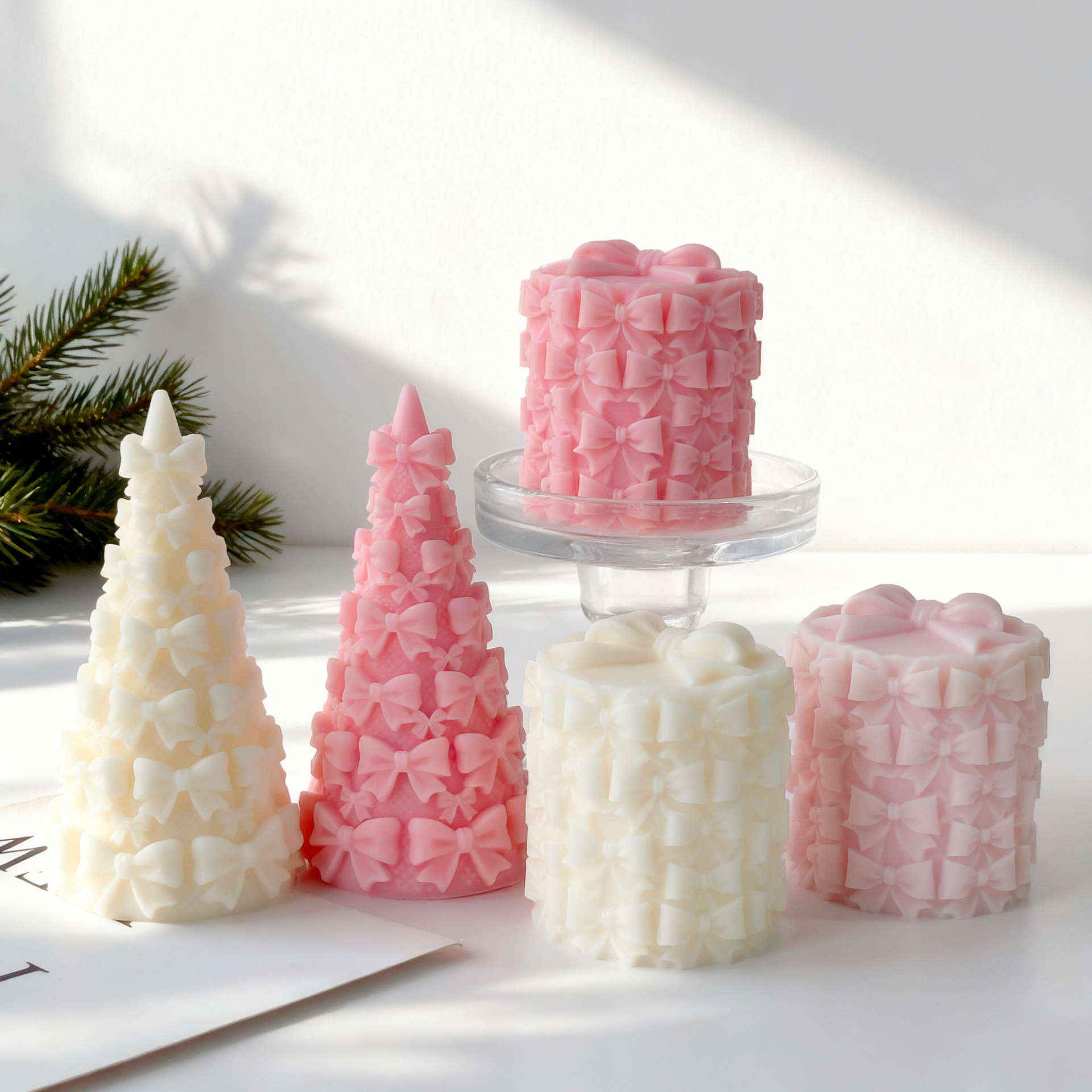 3D Bow Tie Christmas Tree Gift - Kraft Box Candle review and price