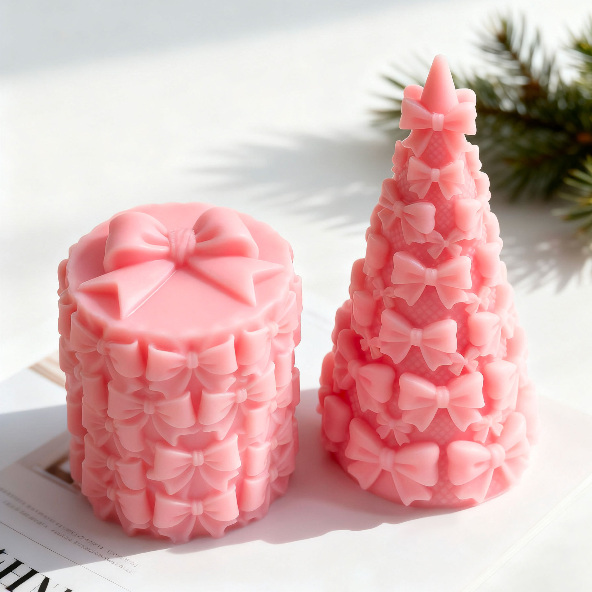 3D Bow Tie Christmas Tree Gift - Kraft Box Candle review and price