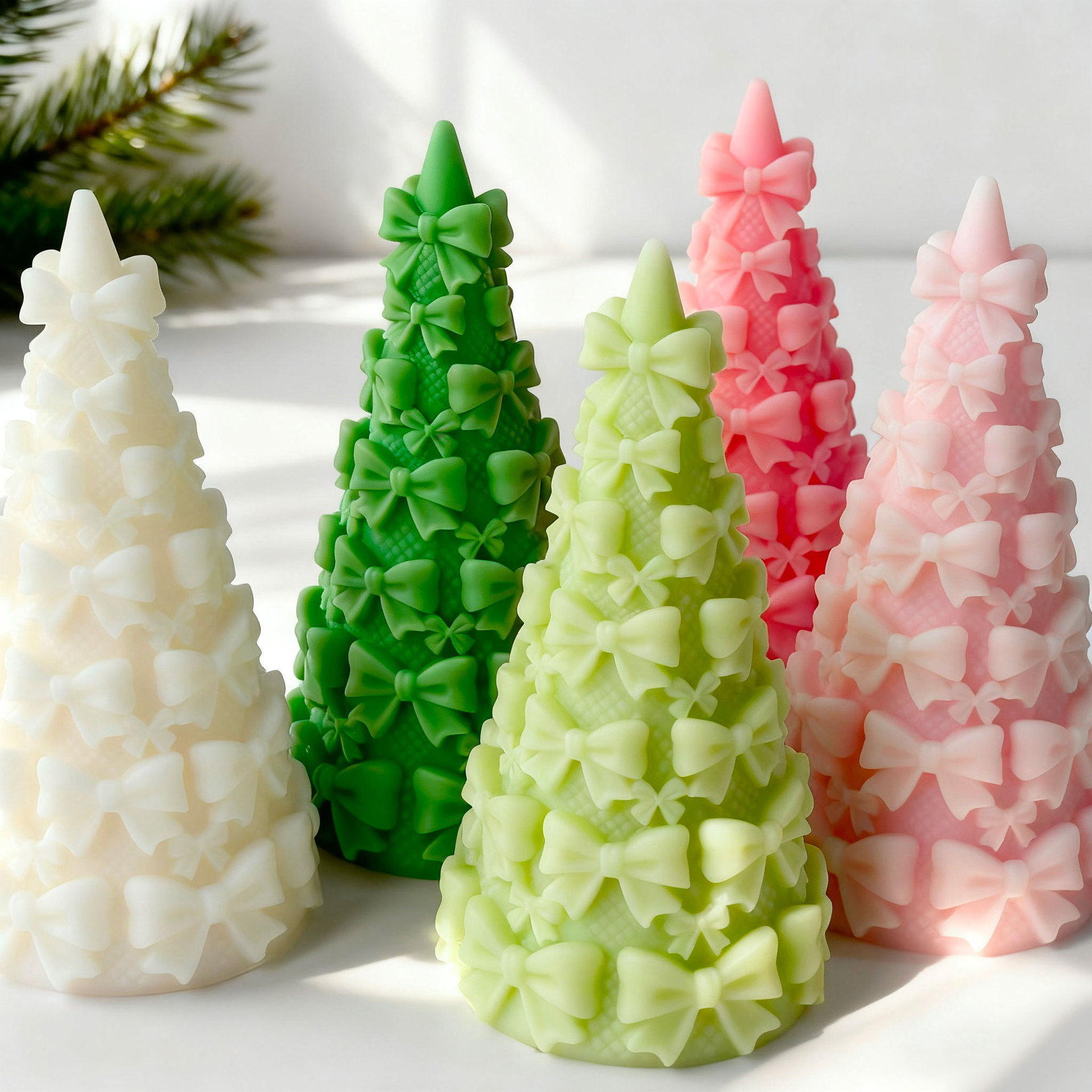 3D Bow Tie Christmas Tree Gift - Kraft Box Candle review and price