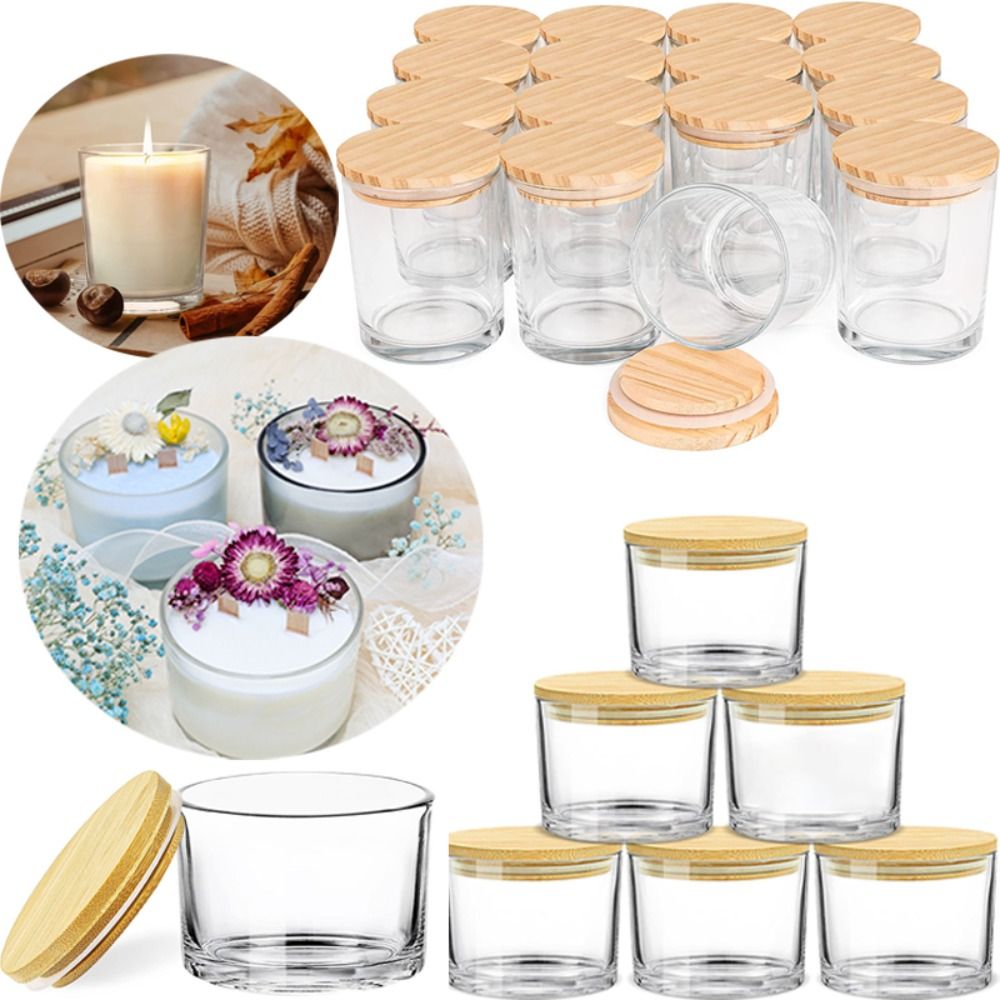 Clear Glass Candle Jars Small  - Candle Making Glass review and price