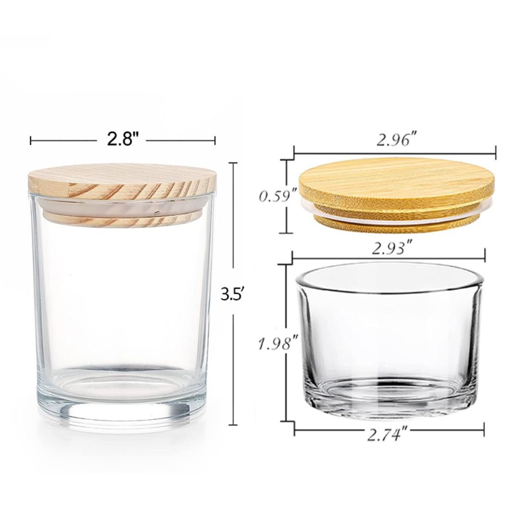 Clear Glass Candle Jars Small  - Candle Making Glass review and price