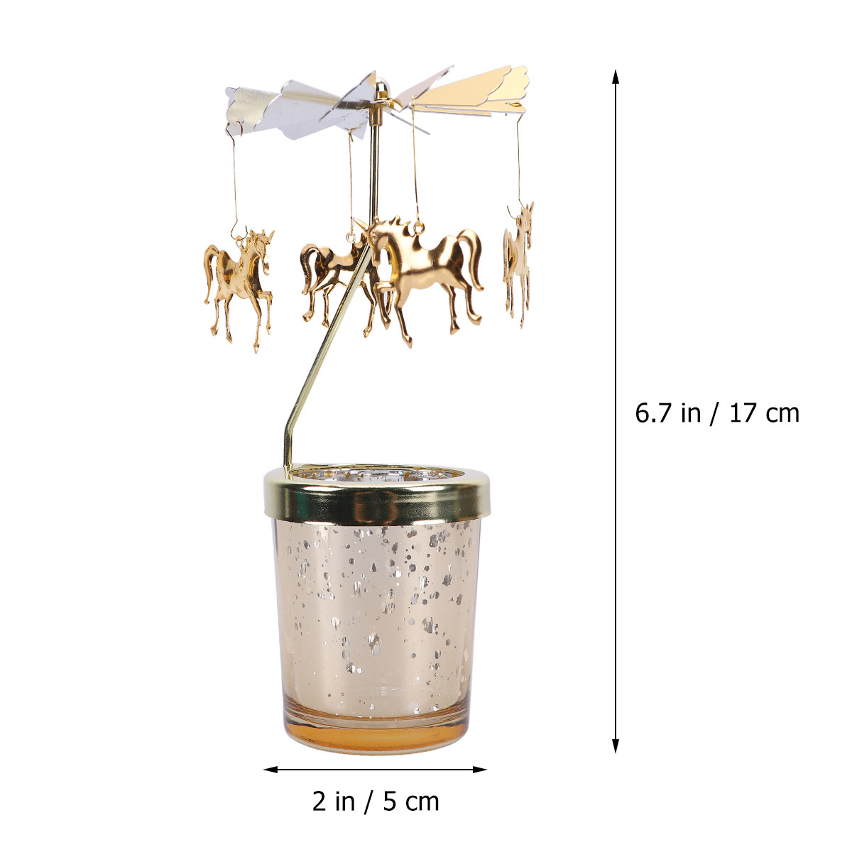 Golden Glass Rotating Candlest - Candle Making Glass review and price