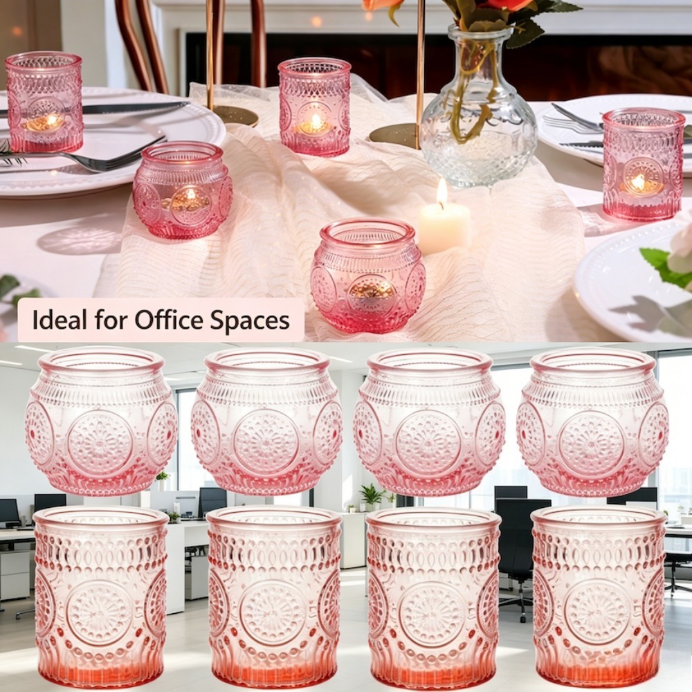 Vintage Embossed Glass Tealigh - Candle Making Glass review and price