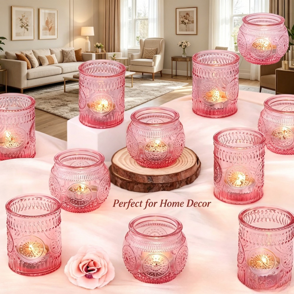 Vintage Embossed Glass Tealigh - Candle Making Glass review and price