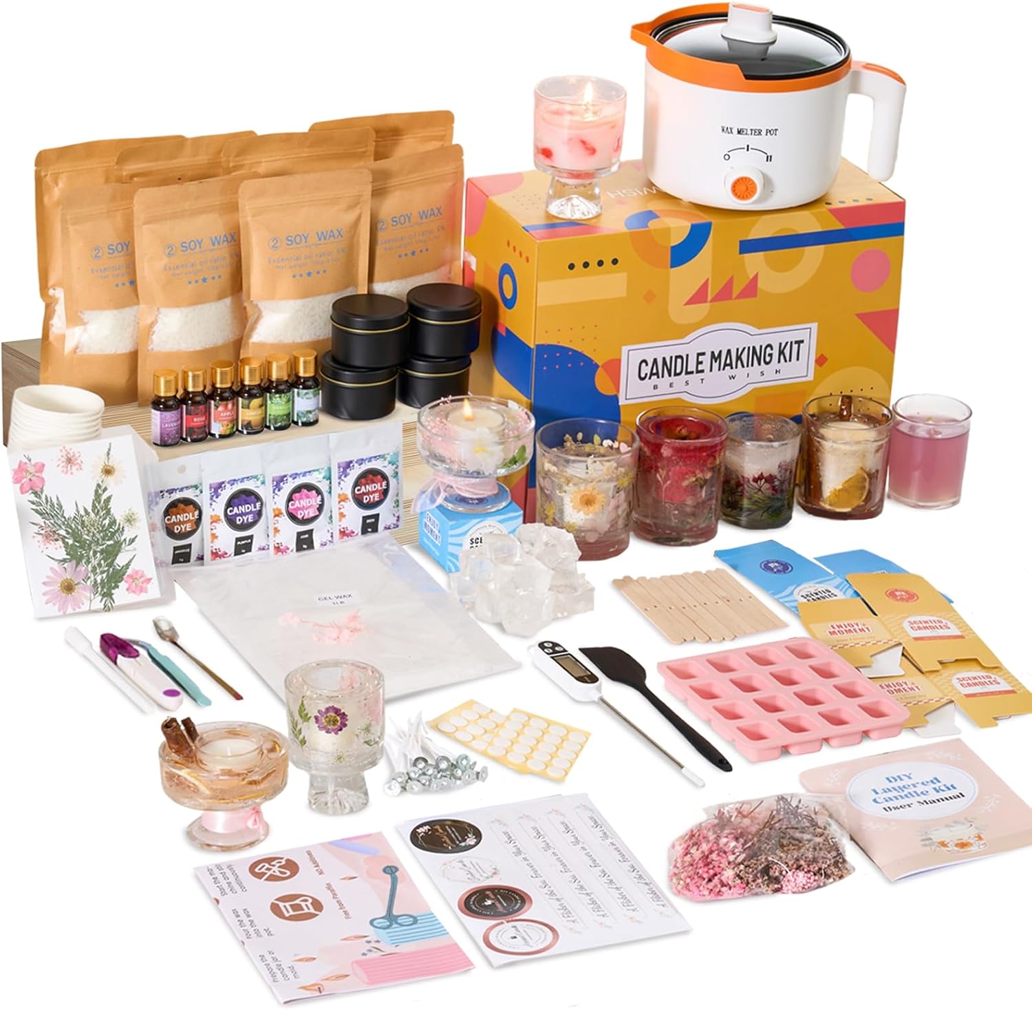 2-in-1 Soy & Jelly Wax DIY Can - Candle Making For Beginners review and price