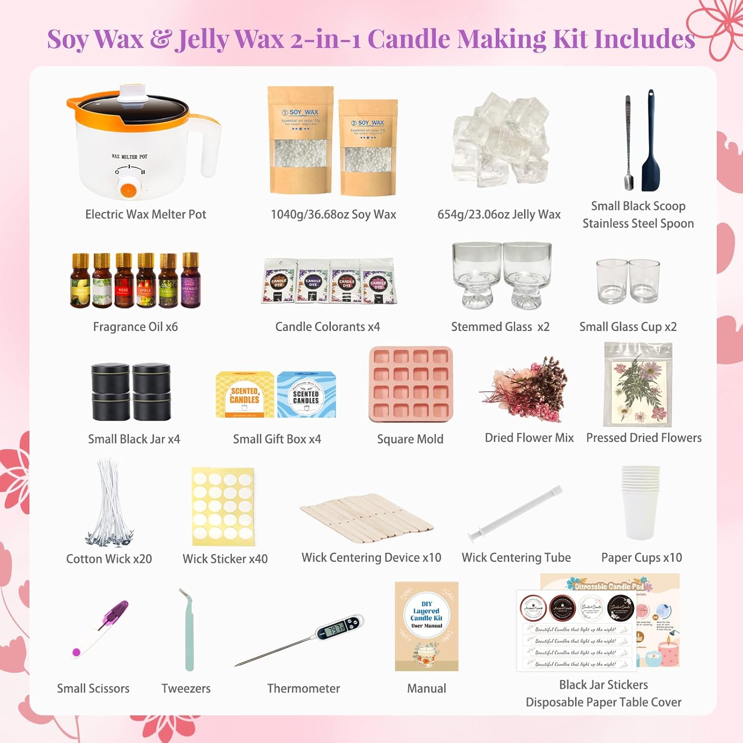 2-in-1 Soy & Jelly Wax DIY Can - Candle Making For Beginners review and price