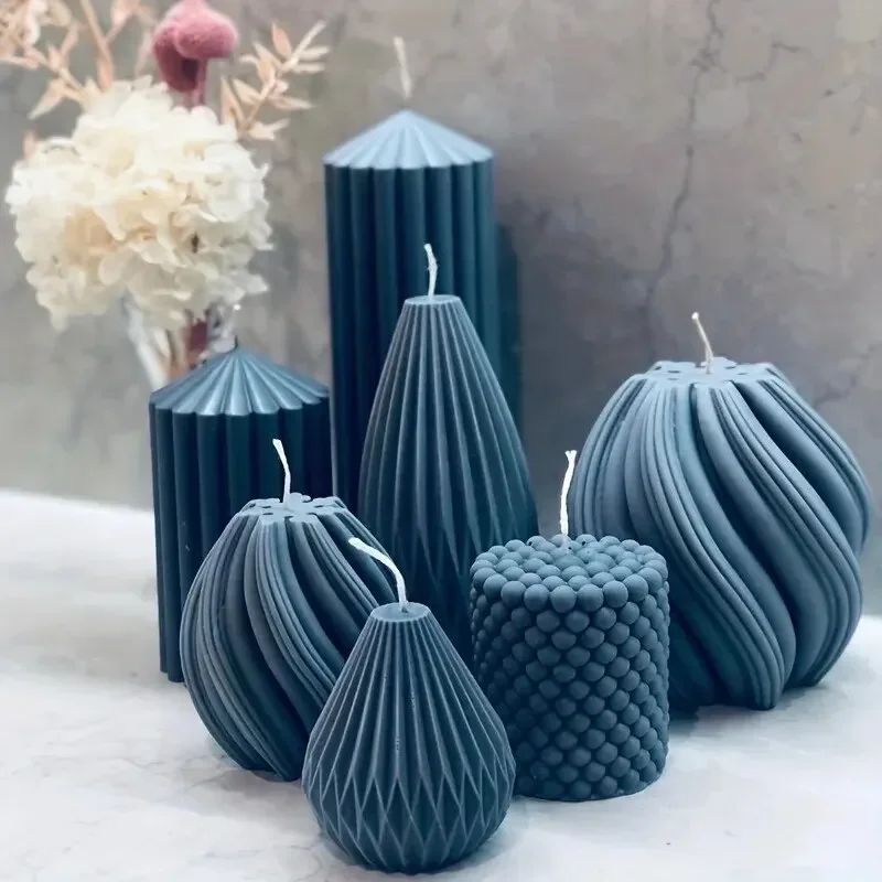 3D Spiral Striped Silicone Mol - Candle Making Fragrances review and price