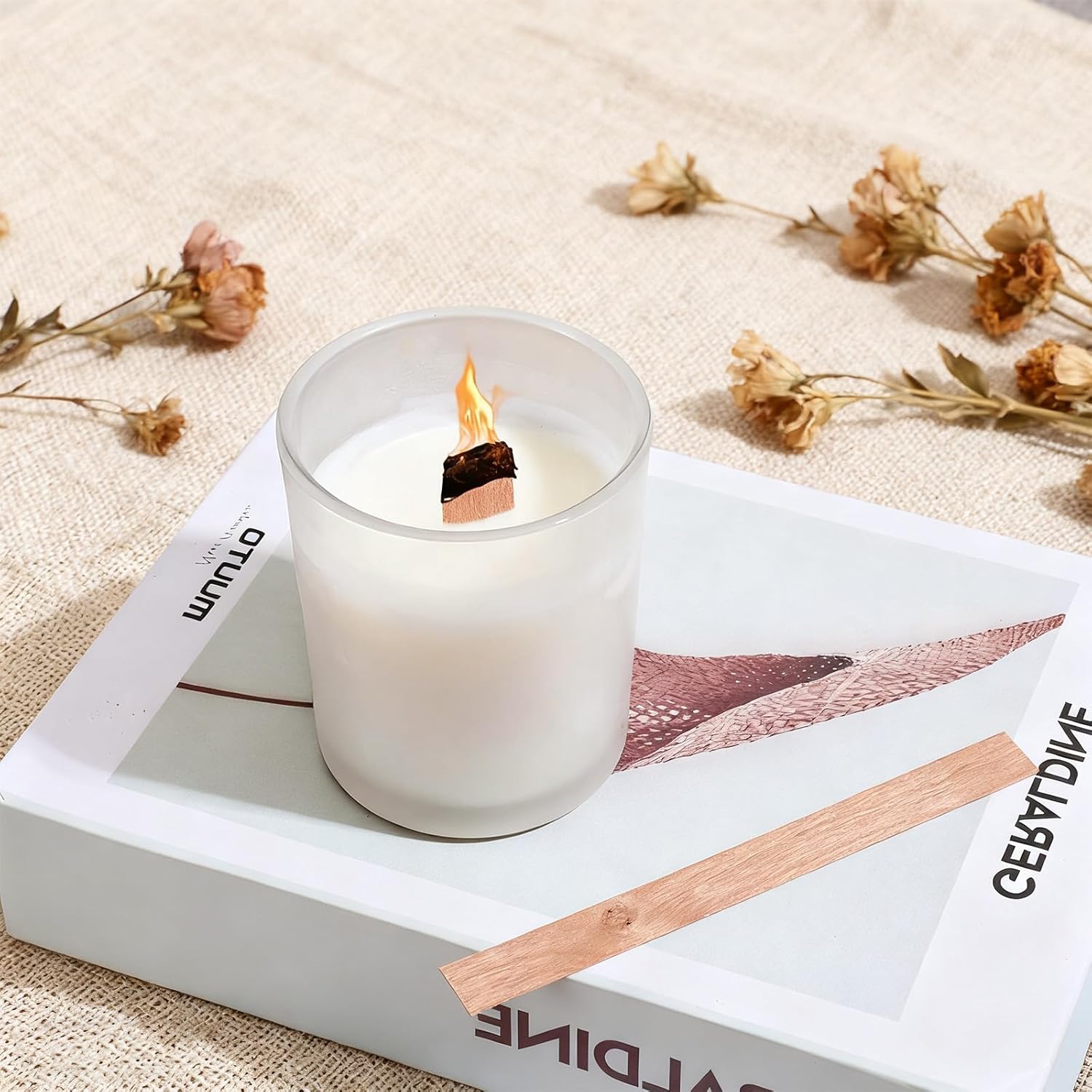 60Pcs Wood Wicks for Candles M - Candle Making Tips review and price