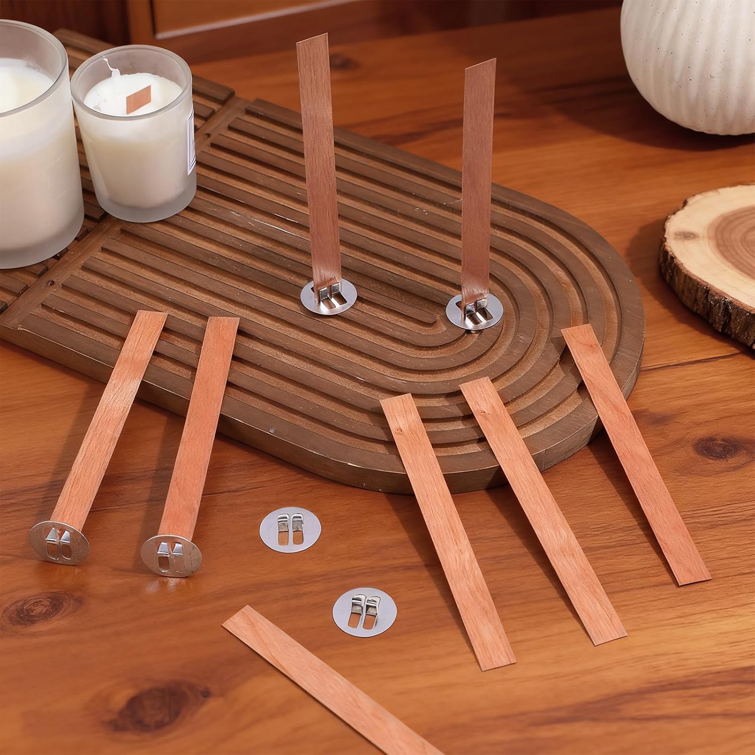 60Pcs Wood Wicks for Candles M - Candle Making Tips review and price