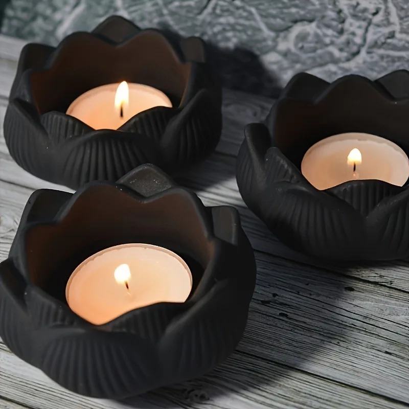 1pc DIY Lotus Flower Silicone  - Kraft Box Candle review and price
