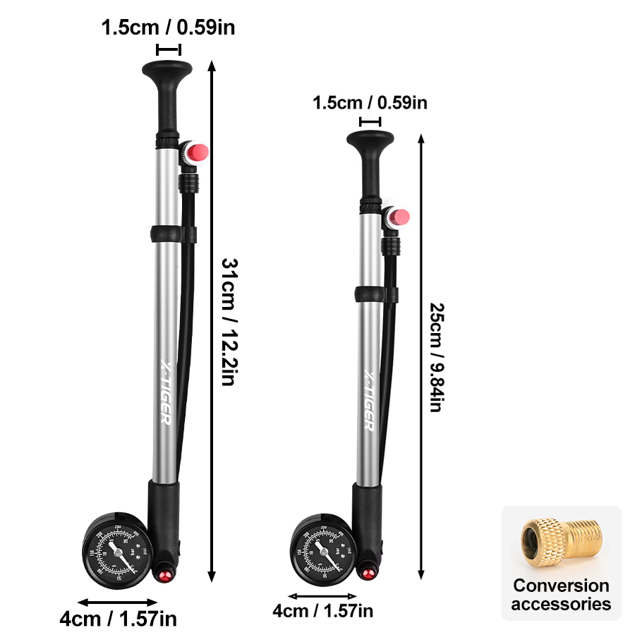 X-TIGER 300PSI Bicycle Pump T- - Candle X review and price