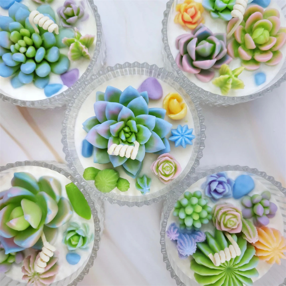6pcs Succulent Silicone Candle - Candle Making Tips review and price