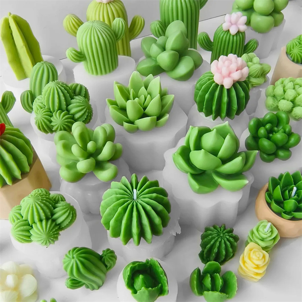 6pcs Succulent Silicone Candle - Candle Making Tips review and price